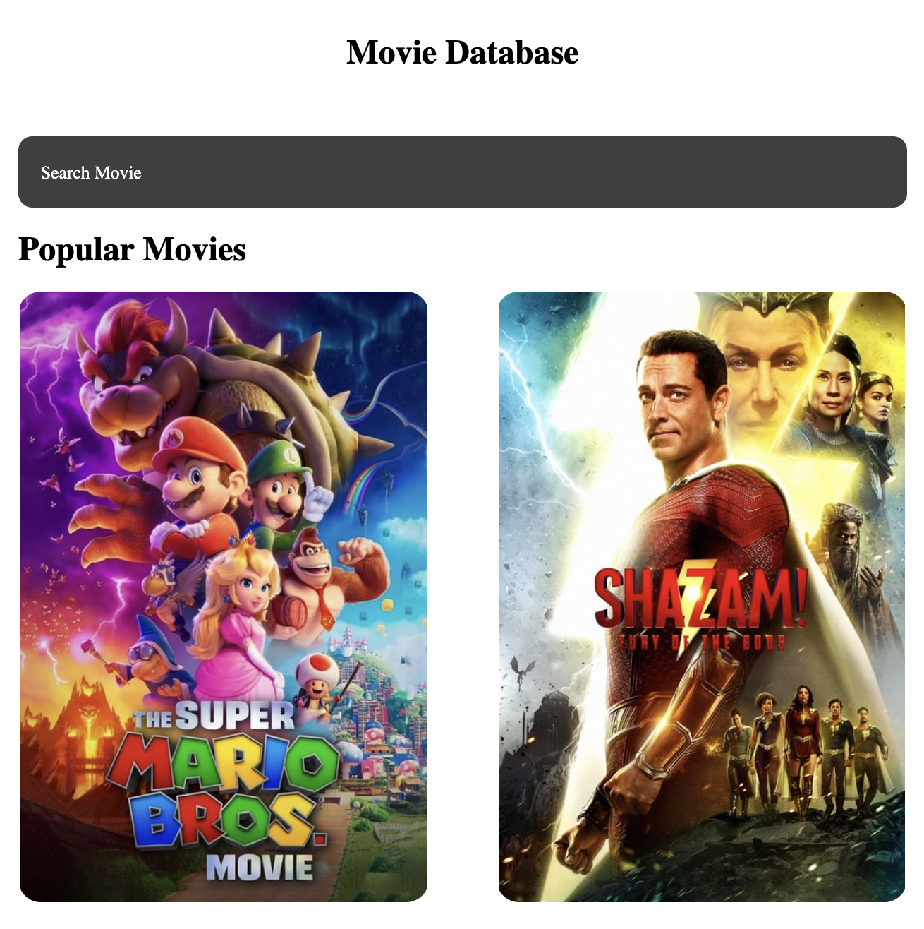 Popular movies